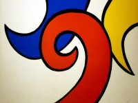 ALEXANDER CALDER - USA - LES VAGUES - LITOGRAFIA - 75 x 110-5 cms - 1974